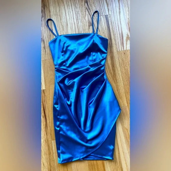 blue homecoming dresses windsor Short Royal Blue Lace Homecoming Dress main image 0